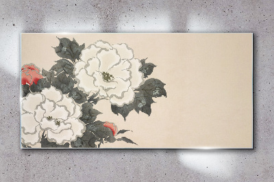 Flower dreams Glass Wall Art