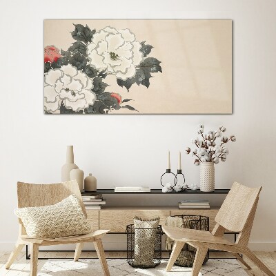 Flower dreams Glass Wall Art