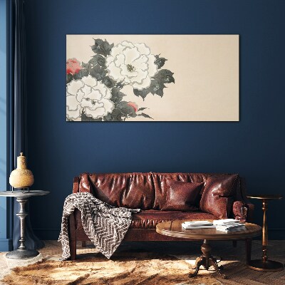 Flower dreams Glass Wall Art