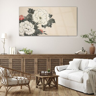 Flower dreams Glass Wall Art