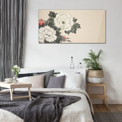 Flower dreams Glass Wall Art