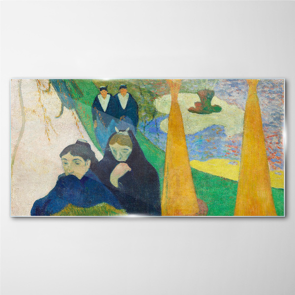 Sadness and reflection in the landscape Glass Wall Art
