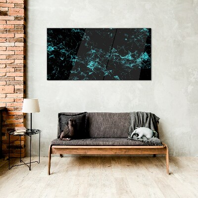 Geometry in motion Glass Wall Art