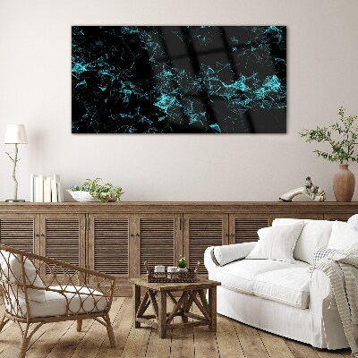 Geometry in motion Glass Wall Art