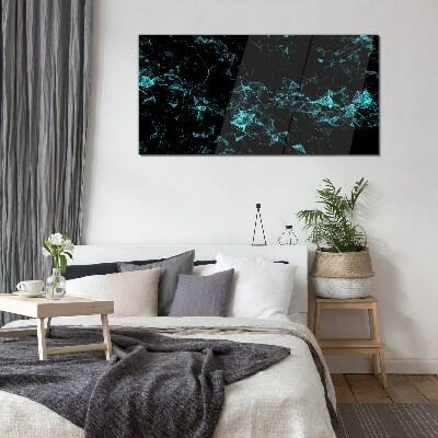 Geometry in motion Glass Wall Art
