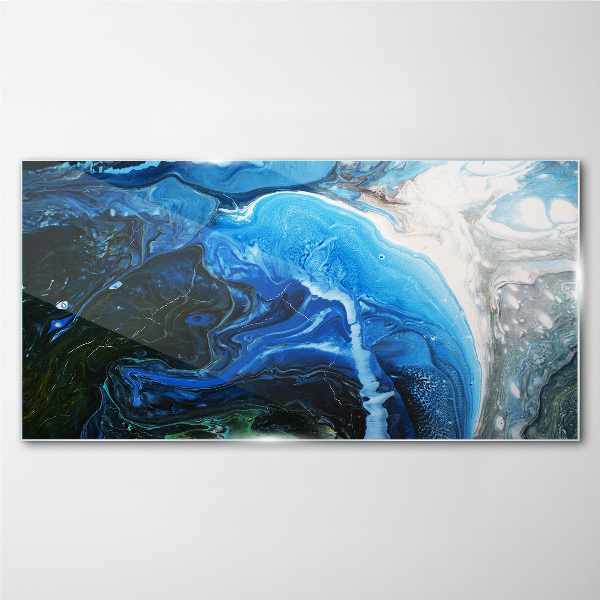 Ocean Whirlpools Glass Wall Art