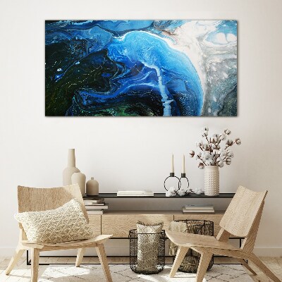 Ocean Whirlpools Glass Wall Art
