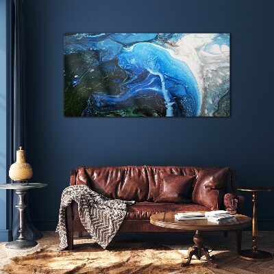 Ocean Whirlpools Glass Wall Art