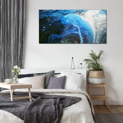Ocean Whirlpools Glass Wall Art