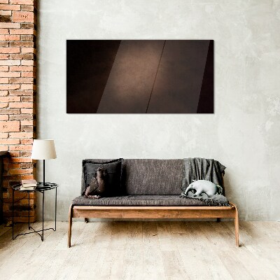 Abstract play of light and shadow Glass Wall Art