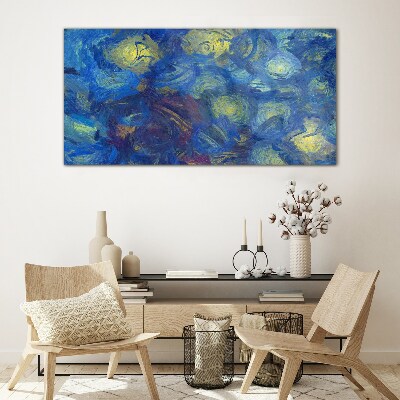Stars in the night sky Glass Print