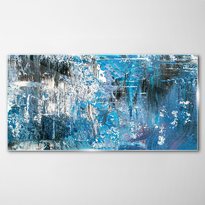 The cold breath of the ocean Glass Print