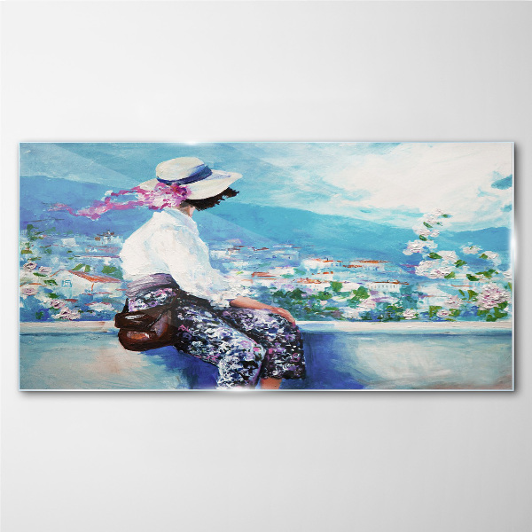 Dreaming of a Summer Morning Glass Wall Art