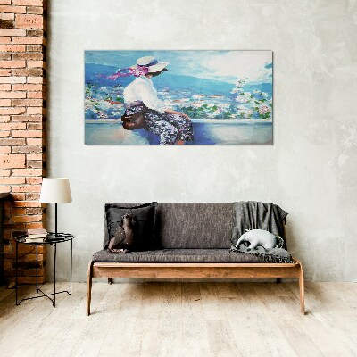 Dreaming of a Summer Morning Glass Wall Art