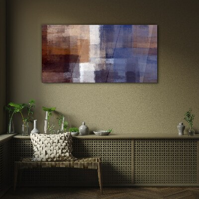 Modern abstraction Glass Wall Art