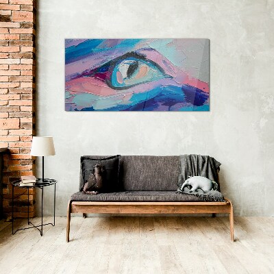 Abstract eye Glass Print