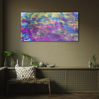 Reflections in color Glass Print
