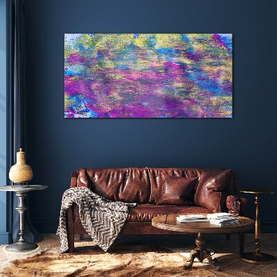 Reflections in color Glass Print