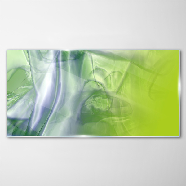 Transparency and Green Glass Print