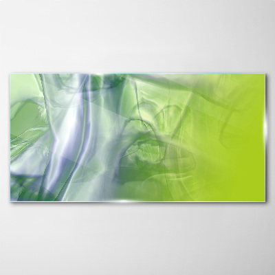 Transparency and Green Glass Print