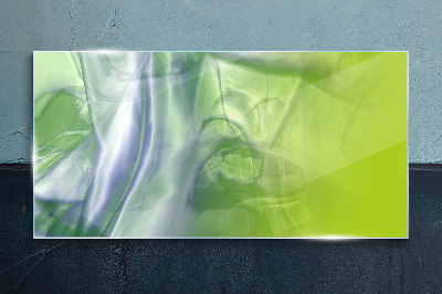 Transparency and Green Glass Print