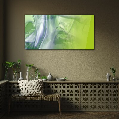 Transparency and Green Glass Print