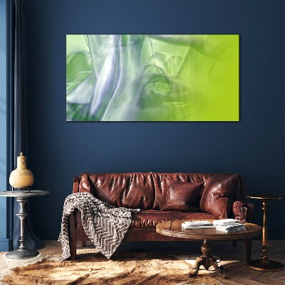 Transparency and Green Glass Print