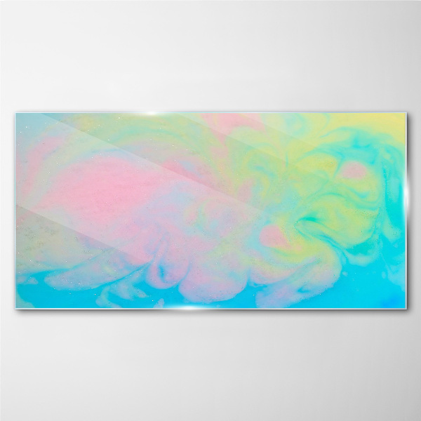 Pastel Dreams in Motion Glass Print