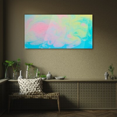 Pastel Dreams in Motion Glass Print