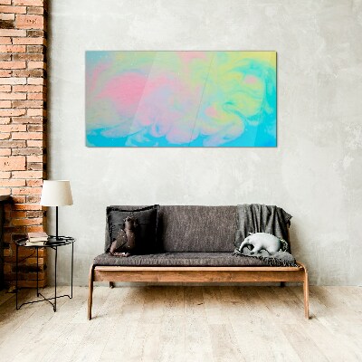 Pastel Dreams in Motion Glass Print