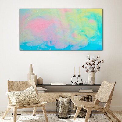 Pastel Dreams in Motion Glass Print