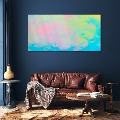Pastel Dreams in Motion Glass Print