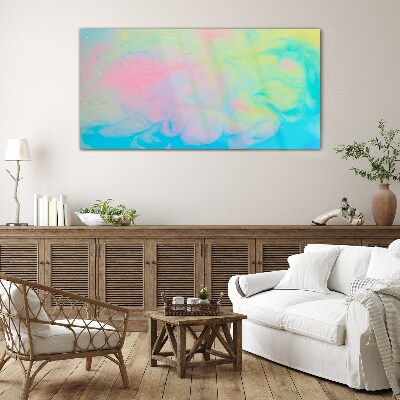 Pastel Dreams in Motion Glass Print