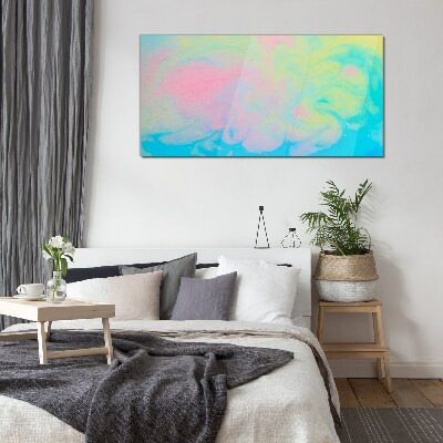 Pastel Dreams in Motion Glass Print