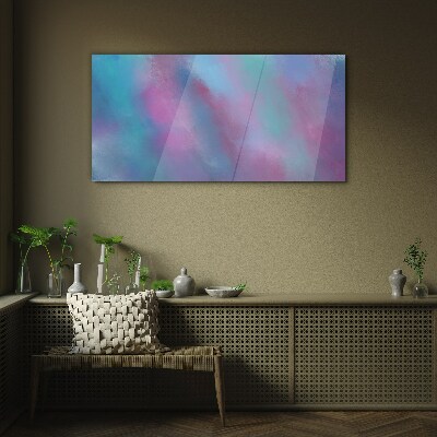 Pastel dreams in the clouds Glass Print