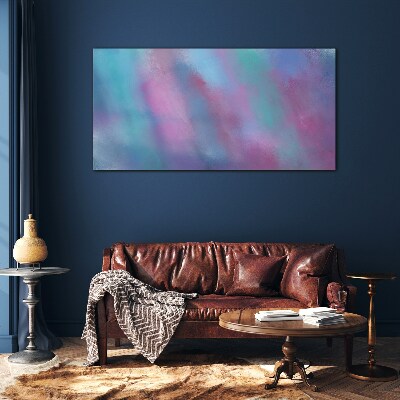 Pastel dreams in the clouds Glass Print