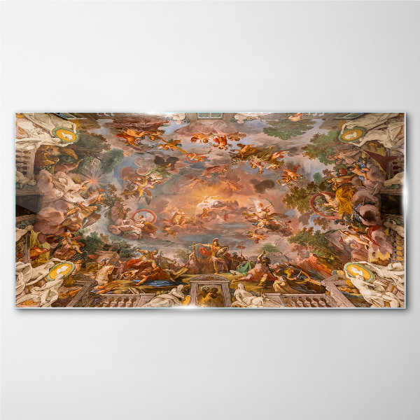 Heaven and earth in harmony Glass Print