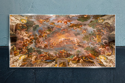 Heaven and earth in harmony Glass Print