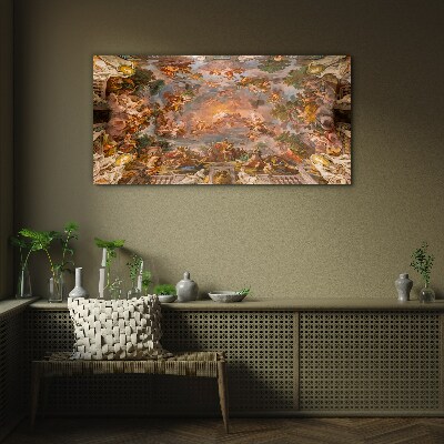 Heaven and earth in harmony Glass Print