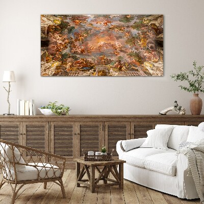 Heaven and earth in harmony Glass Print
