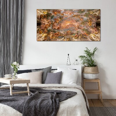 Heaven and earth in harmony Glass Print