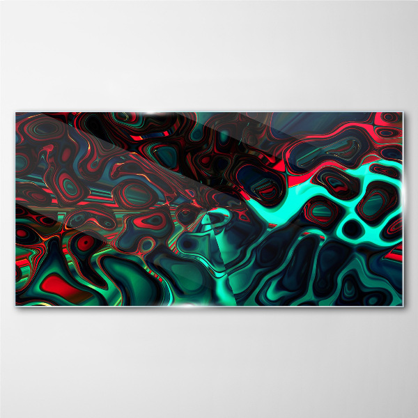 Modern abstract Glass Print