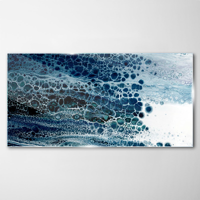 Watercolor abstraction Glass Print