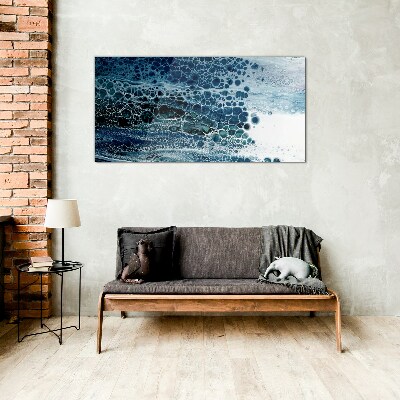 Ocean Bubbles Glass Print