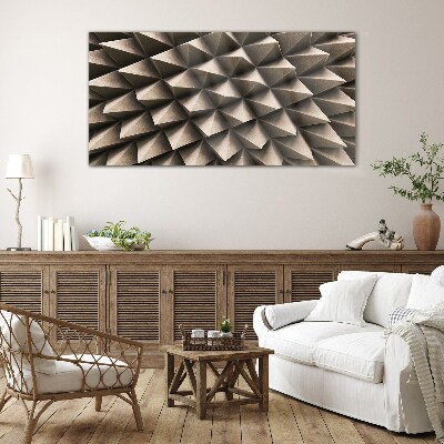 Geometry of three-dimensional forms Glass Print