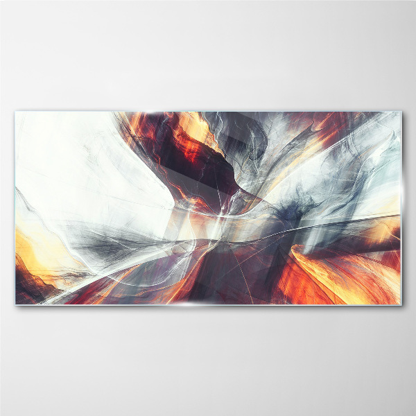 Dynamic Color Transformations Glass Print
