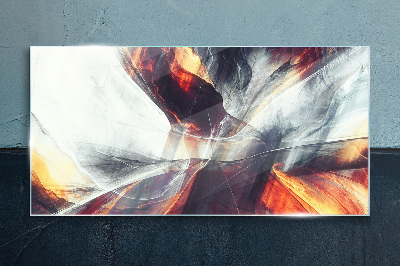 Dynamic Color Transformations Glass Print