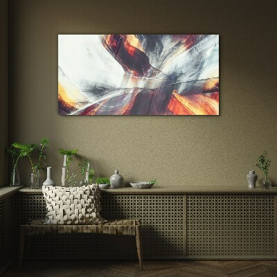 Dynamic Color Transformations Glass Print
