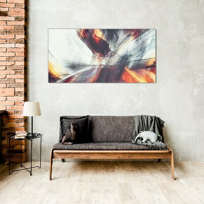 Dynamic Color Transformations Glass Print
