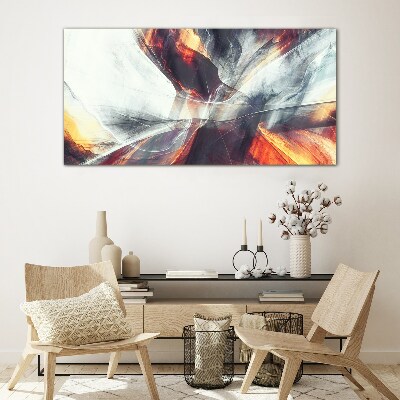 Dynamic Color Transformations Glass Print